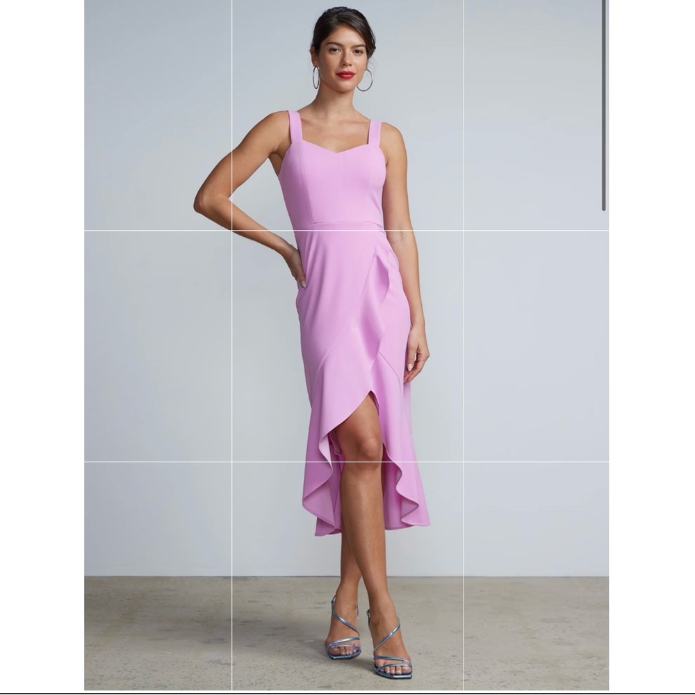 New York & Company Lavender High Low Dress